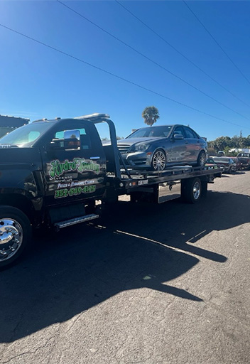 Hydro Towing collision pickup Tow